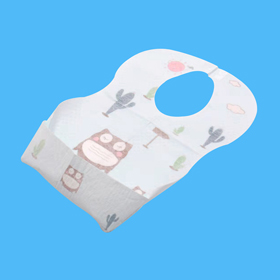 Disposable children's bib (rice bag)