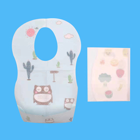 Disposable children's bib (rice bag)