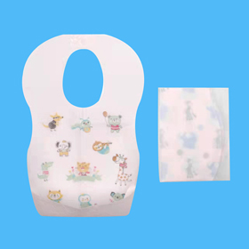 Disposable children's bib (rice bag)