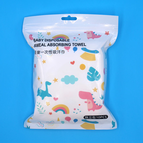 Infant and child disposable sweat towel